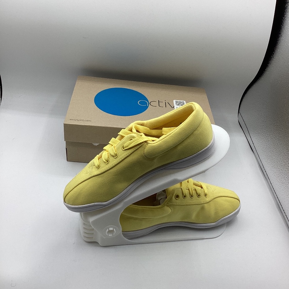 Easy Spirit Lemon Yellow Lace Up Casual Shoes Women’s 5 B NEW